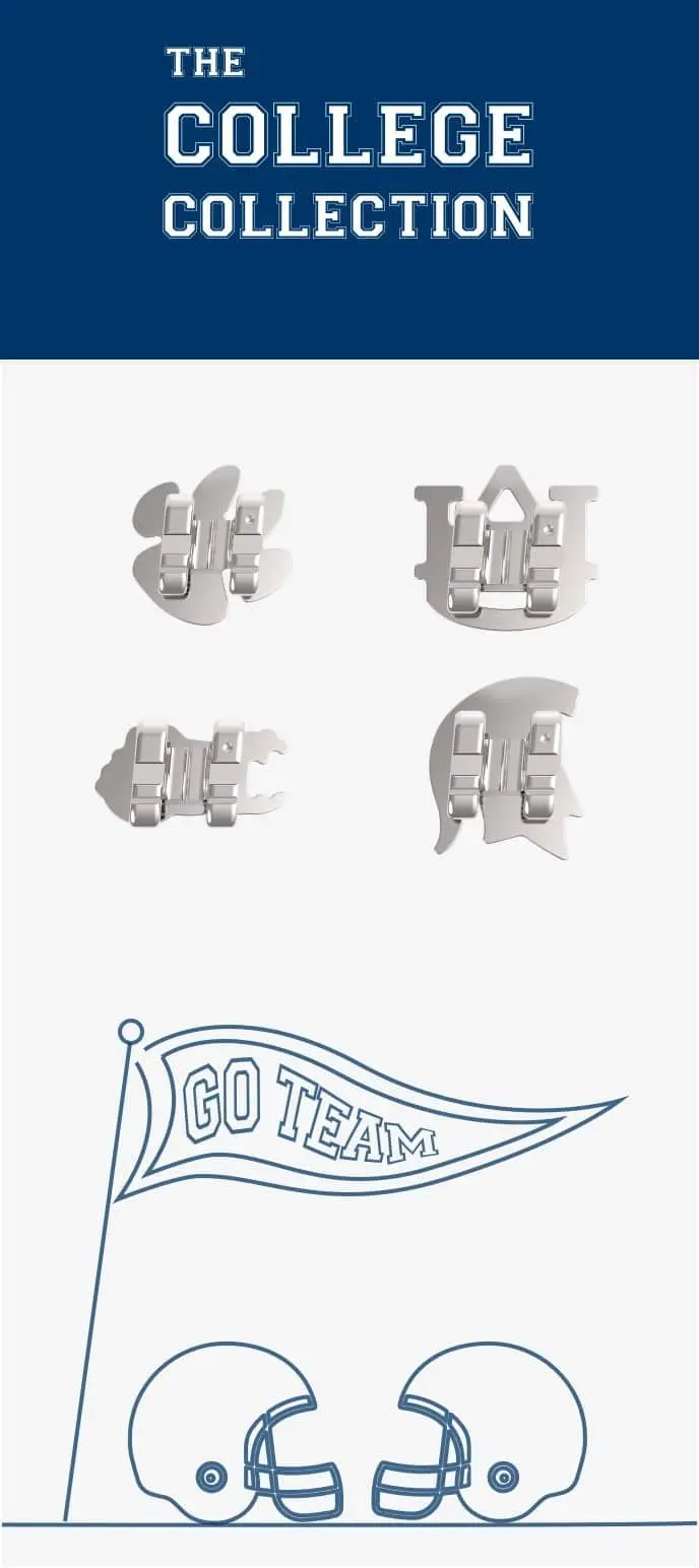 The College Collection - WildSmiles Braces in Aventura, FL - Rozman Orthodontics